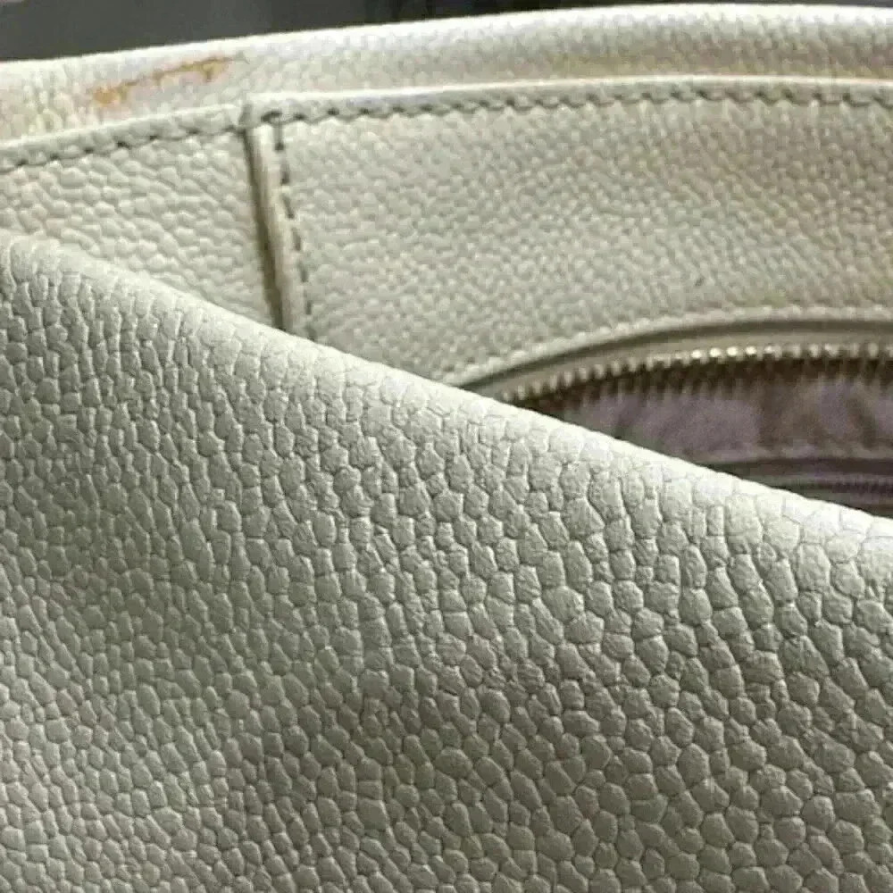 Kate Spade Pebbled Leather Tote/Shoulder/Crossbody Bag Cream Color - Picture 10 of 15